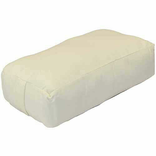 yogaaccessories supportive rectangular cotton yoga bolster