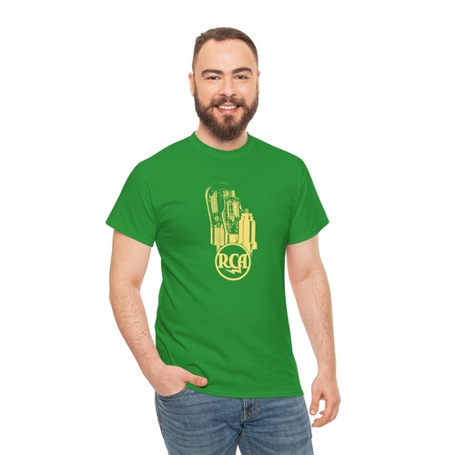 1937 RCA Tubo Manual Camiseta Válvula de Vacío Vintage Retro Audiófilo Estampado Amarillo - Imagen 41 de 89