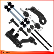 10pc For 2011-2019 Silverado 2500 3500 HD Front Tie Rod End Sway Bar Ball Joint