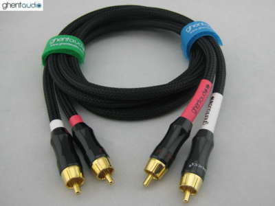 A02 (2m 6.5ft) --- Pair(2pcs) RCA Choseal 4N-OFC HIFI Audio Cables