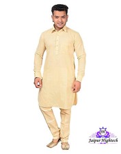 Indian Handmade Kurta Pajama Authentic Cotton Ethnic Wear Summer Dress For Men