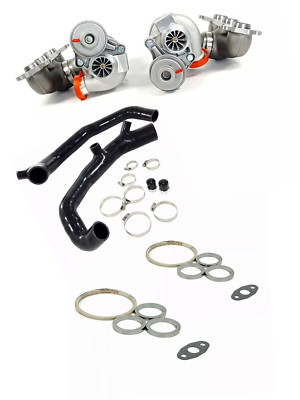 Billet 11+0 V2 Divided Turbos +2.0'' Inlet pipe kit for BMW 135i 535i 535xi N54