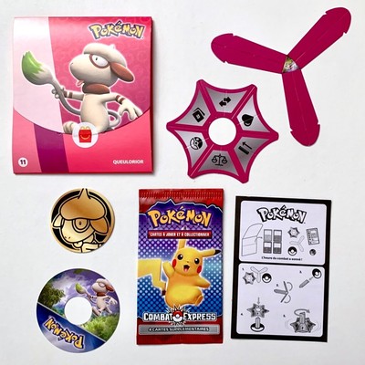 3 Pikachu | booster Combat Express 2022 | McDonald's Pokémon Happy Meal Mcdo
