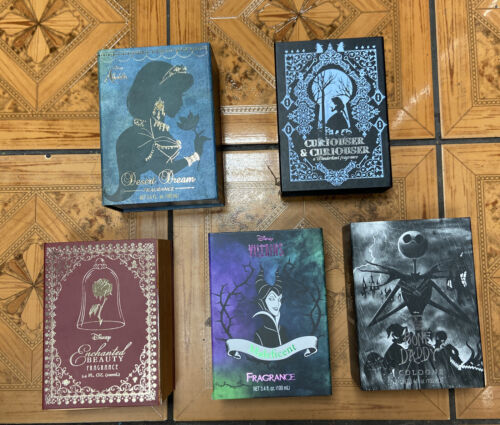 New Lot Of 5 Hot Topic Disney Fragrance - Perfume Collection