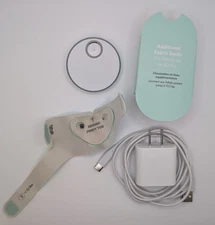 Owlet Smart Sock 3 Baby Monitor 3rd Gen Sensor Base Charger Socks Set Mint Green