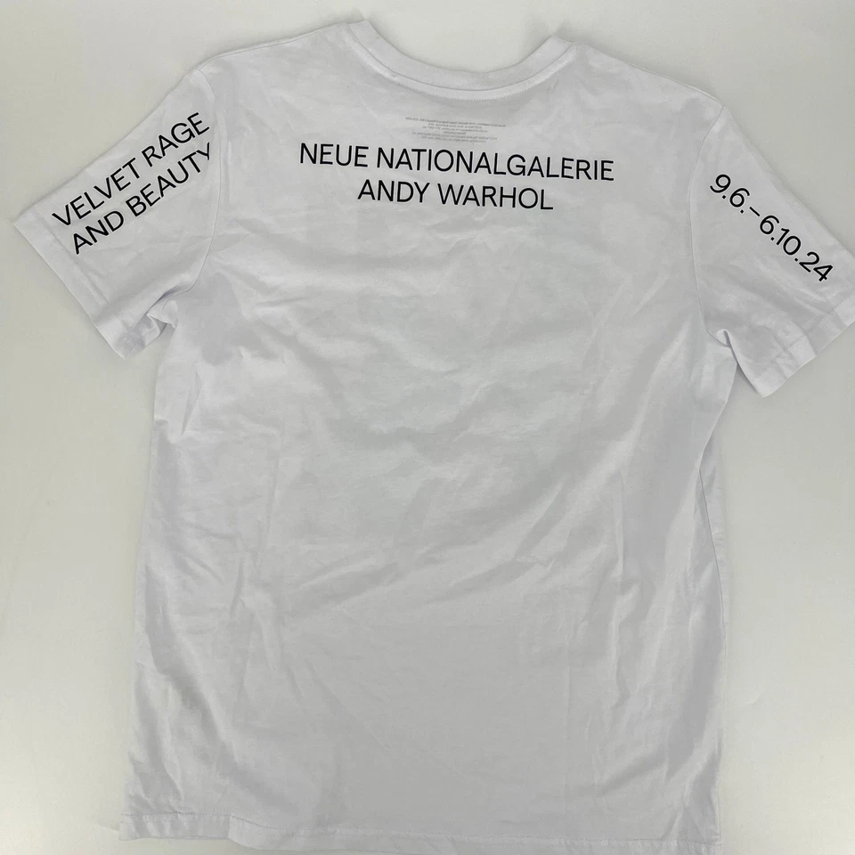 Neue Nationalgalerie 2024 Andy Warhol Velvet Rage & Beauty Exhibit Torso T Shirt - Image 3 of 4