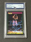 BRET HART 1992 MERLIN GOLD WWF SIGNED AUTOGRAPHED CARD PSA/DNA CERTIFIED