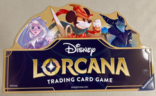 Disney Lorcana TCG - Promotional Metal Retail Sign "NEW"