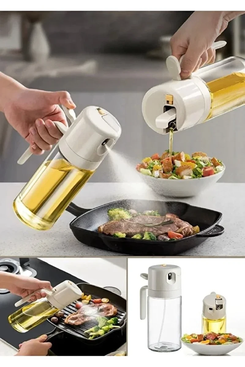 Oil Sprayer Glass Air Fryer Cooking Olive Dispenser,16oz/470ml Bottle Sa
Opens in a new window or ta