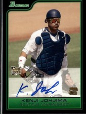 KENJI JOHJIMA 2006 BOWMAN ROOKIE RC on card AUTO AUTOGRAPH !! SP ??MARINERS. rookie card picture