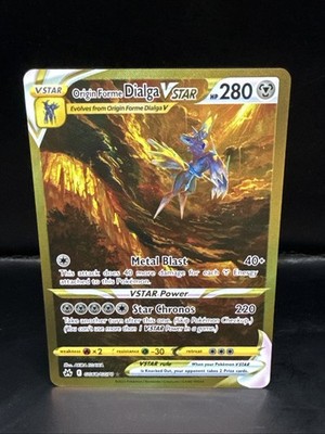 Pokémon TCG Crown Zenith Origin Form Dialga V Star gold GG68/GG70 Alt Art B