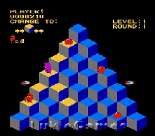 Q-Bert Q*Bert - Classic NES Nintendo Spiel
