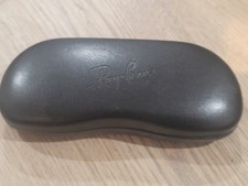 Ray Ban Universal Black 6 Inche Hard Case for Eyeglasses  Reading Glasses Cloth