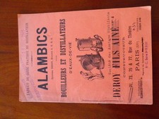 documents anciens alambics Duroy