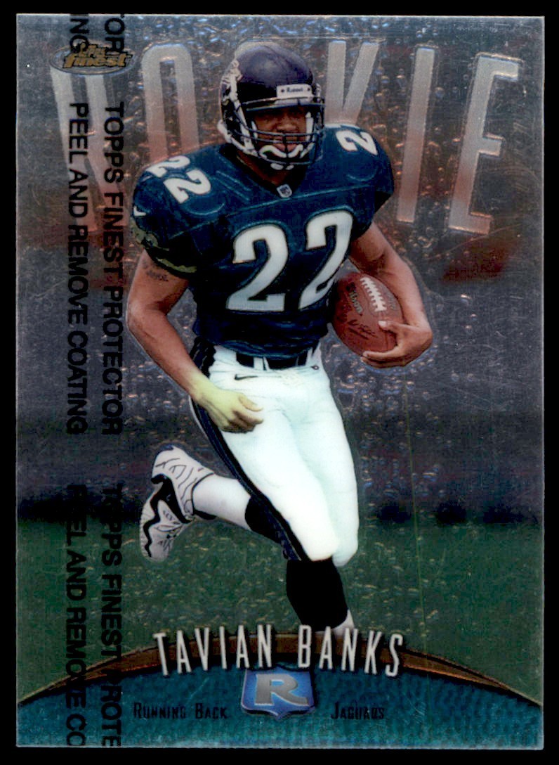 Tavian Banks Finest #123 Base