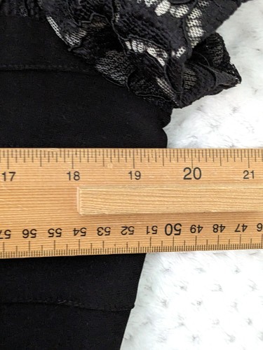 BNWT ROMAN Black Lace & Pleated Dress Sz 16 Boat Neck Evening Cocktail Party - Picture 13 of 15