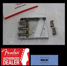 Fender Telecaster Aged/Relic Chrome Bridge - USA Tele w/ Threaded Saddles 6069