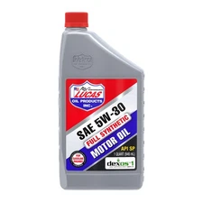 Lucas Synthetic High Mileage Motor Oil 1 Quart Full Synthetic 5W30