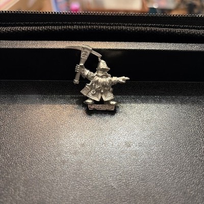Krudd Dwarf Miner Champion Marauder Miniatures WFB Dwarfs