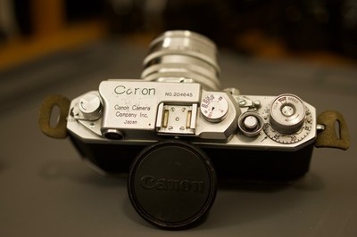 Canon IV Sb IVSb Rangefinder Film Camera w/50mm f1.8 Serenar Lens