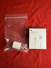 Apple Original Lightning to USB Cable (1m) + 5W USB Power Adapter