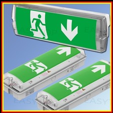 LED Notleuchte Fluchtwegleuchte Notbeleuchtung Notausgang Exit Notlicht Akku 