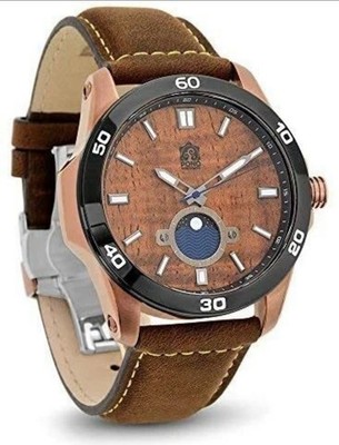 The Castaway Koa Wood Watch In Copper-Pono Woodworks-New!!