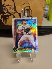 2025 Topps Chrome Update Spencer Schwellenbach Logofractor #USC132 RC Braves