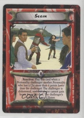1996 Legend of the Five Rings L5R CCG - Forbidden Knowledge Scorn