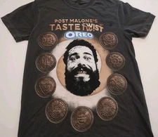 Post Malone X Oreo Taste Twist T-Shirt Men's Size Small Posty Co RARE