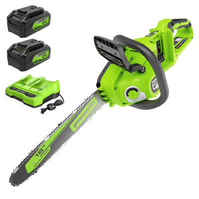 #ad Greenworks 24 volt 16 in Battery 4 Ah Chainsaw Battery Included Charger Included $289.00
