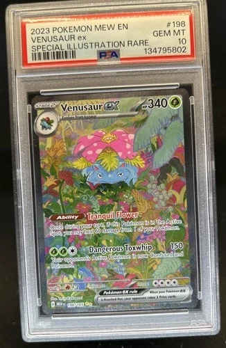 2023 Pokemon SV 151 Venusaur ex Special Illustration Rare #198/165 PSA 10 (02)