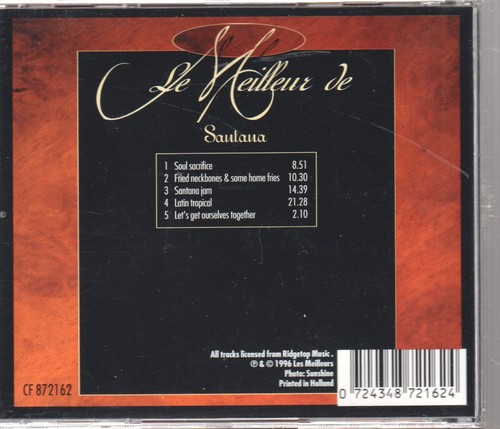 Santana Le Meilleur de Santana CD Europe Les Meilleurs 1996 CF872162 - Picture 2 of 3