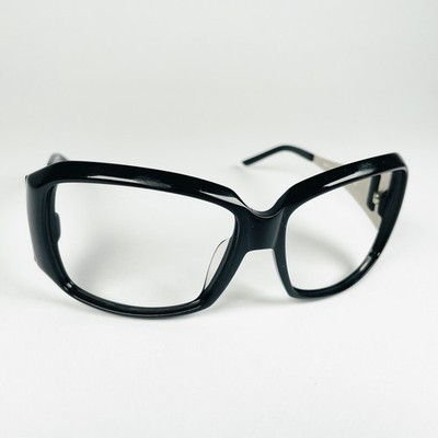 GF FERRE Brille SCHWARZ ECKIG Brillengestell MOD: ABGERIEBEN