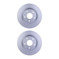 2 Bremsscheiben Voll Ø 68 Mm 10 Mm Hella Passend FüR U.A. Mazda CX-5