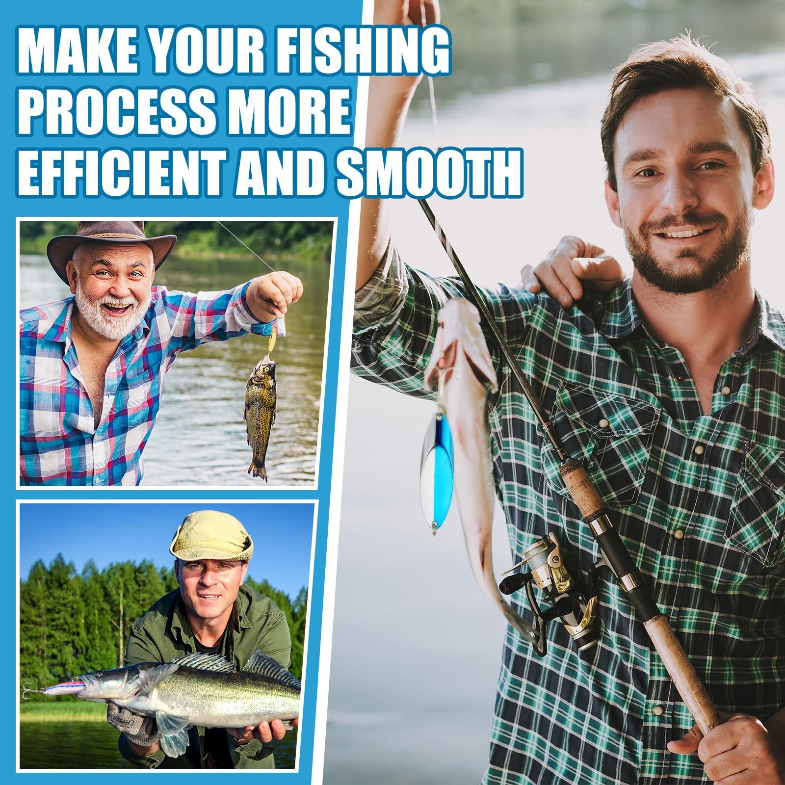 30 Pcs Fishing Spoons Lures 5 Size Metal Spoon Fishing Lures Casting Trout Sp... - Image 6