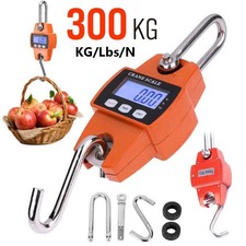 300KG Profi H&auml;ngewaage LCD Kranwaage Lastenwaage H&auml;ngewaage Batterie Gep&auml;ckwaage