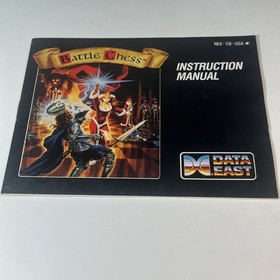 Battle Chess (Nintendo Entertainment System NES, 1990) Cartridge & Manual Tested