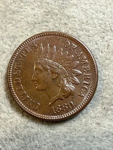 Uncirculated 1880 Philadelphia Mint Indian Head Cent Nice Coin 7940