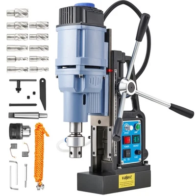 ‎ZELCAN ZELCAN Magnetbohrmaschine 1950W 13900N Bohrmaschine Variabler Geschwindigkeit