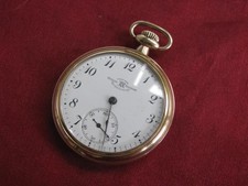 Vintage Ball Official Railroad Standard 17j 16s Yellow Gold Filled Pocket Watch