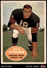 1960 Topps #20 Doug Atkins Photo Reversed - He was #81, not #18  Bears 7.5 - NM+
