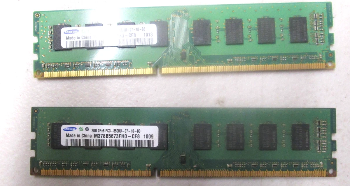 Samsung 2GB PC3-8500 (DDR3-1066) Computer Memory (RAM) 240 2 GB