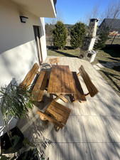 Gartensitzgruppe Gartenmöbel Garnitur Sitzgruppe Balkonset TYROL Hersteller*