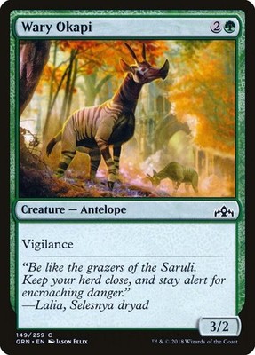 Wary Okapi 149 GRN NM