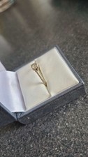 H. Hogarth Jewellers 9ct White Gold Round Diamond Engagement Ring Size P