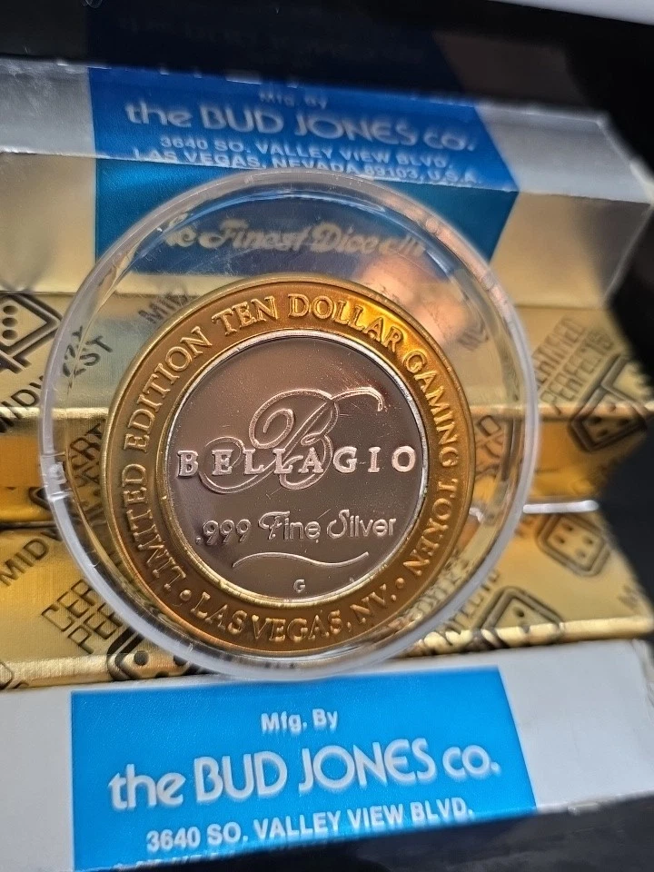 Bellagio Silver Indiana Collectible Casino Tokens for sale | eBay