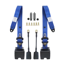 3 Point Safety Adjustable Seat Belt Strap Car Vehicle Blue Belt for Dodge-Dakota