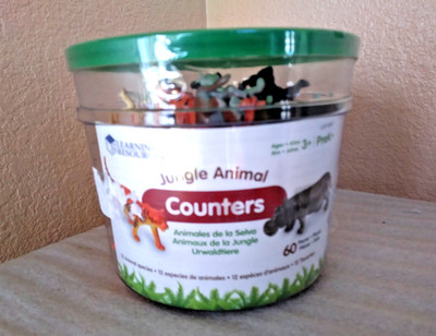 Learning Resources Jungle Animal Counters Educational Figures