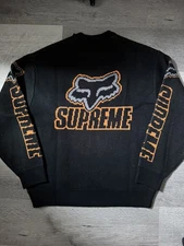 BRAND NEW SUPREME FOX RACING SWEATER 2025 BLK SZ SMALL